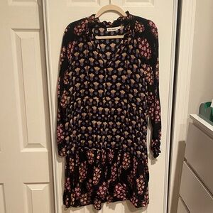 Roller Rabbit Black and Pink Floral Dress